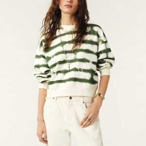 BA&SH Sete Sailor Stripe Sweatshirt Size M